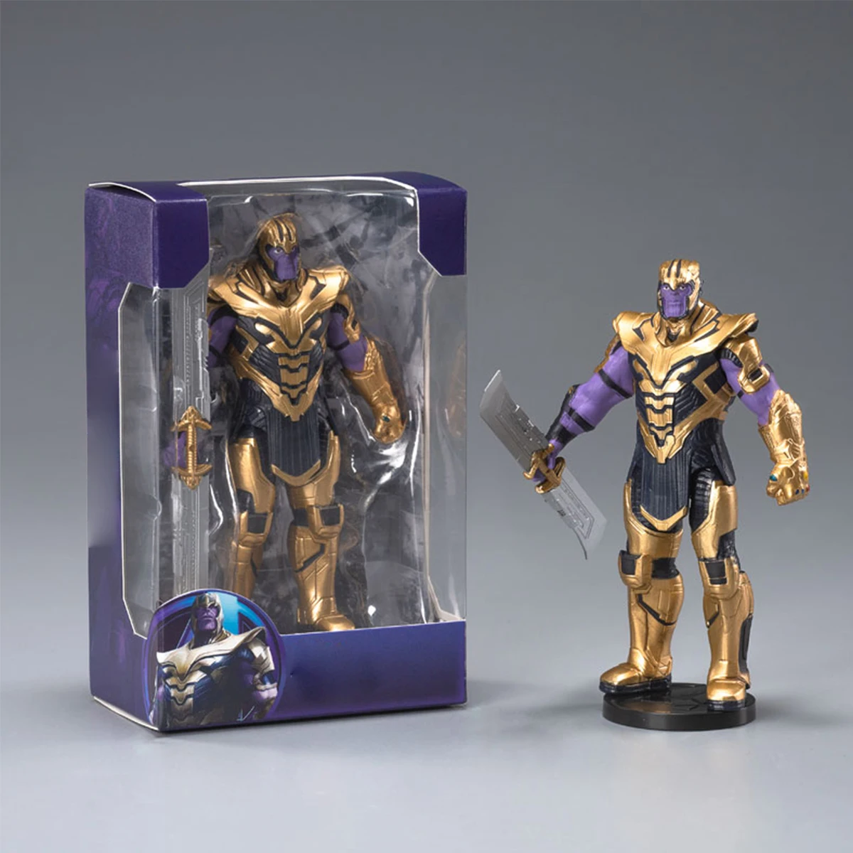 HiPlay ZD ของเล่น 4 นิ้ว Simple Articulated - Thanos 1:20 Action Figurine