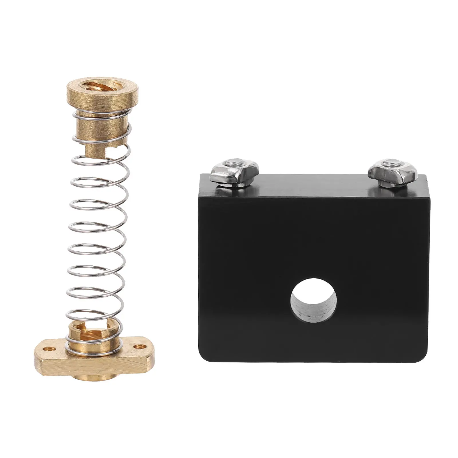 

1Set Pom T8 Spring Loaded Anti Backlash Nut for 3D Printer High Precision Low Friction Rustproof Wear Resistant Quiet