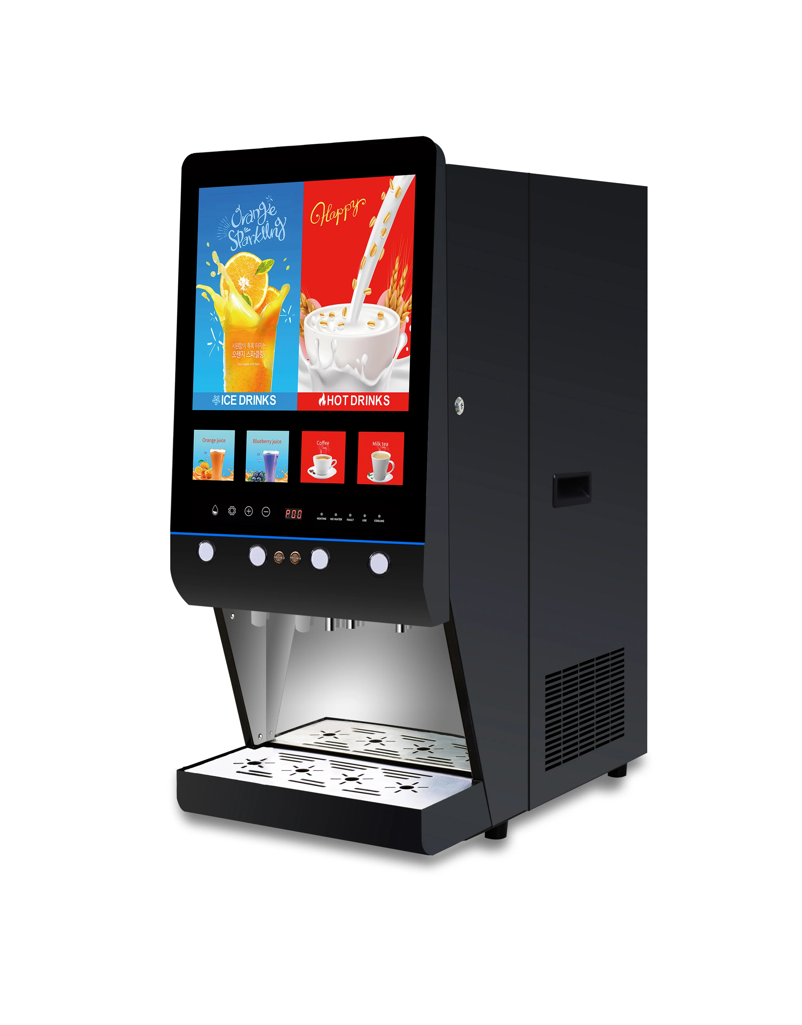 

ZJZ Коммерческий настольный мгновенный льд, концентрированный мгновенный горячий и холодный автоматический электрический автомат по продаже соков и напитков