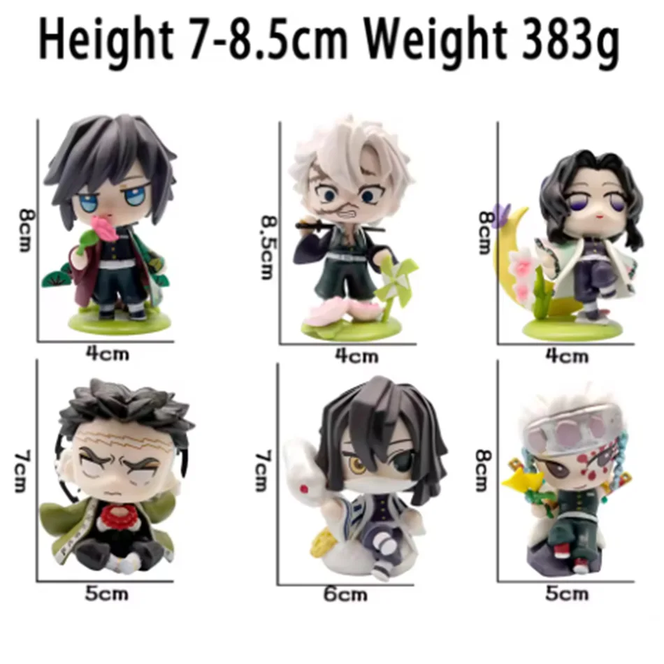 Demon Slayer Tanjiro Kamado Nezuko figurine de dessin animé anime boîte aveugle statue créative personnalisée modèle ornement cadeau surprise