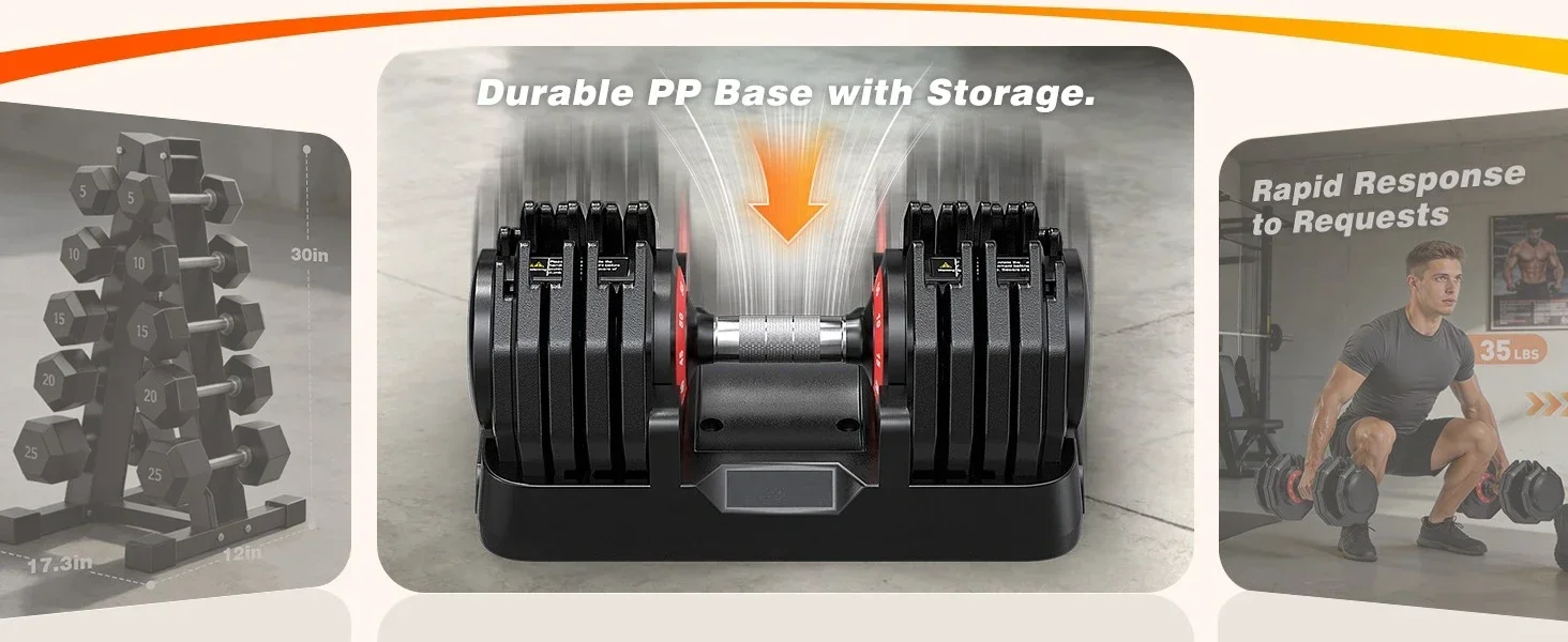 adjustable dumbbells set