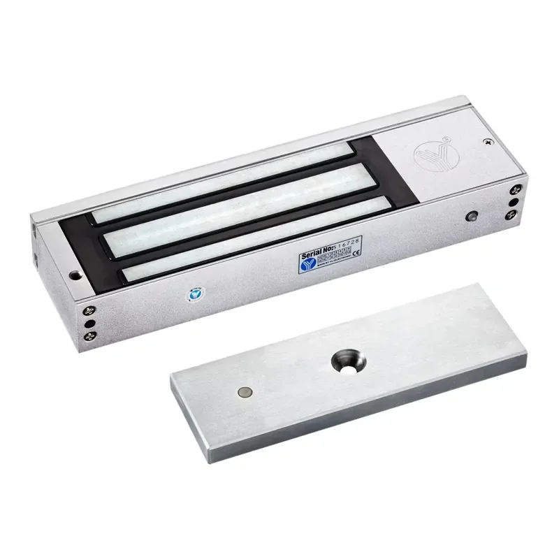 Security Electronic Door Electromagnetic Maglock Magnet Em Door with Time Delay (1200lbs) YM-500NT(LED)