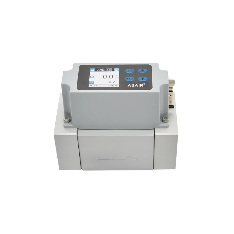 ASAIR  AMS1000 High Precision Thermal Mass Flow Meter Oxygen Compressed Air Flow Meter