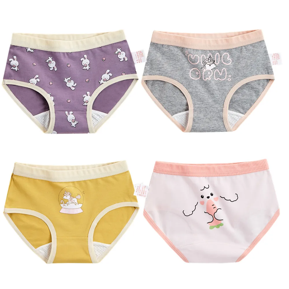 Princess Cute Cotton Girls Underwear Brife Cartoon Girls Underpants Panties Girls Clothes for 6 7 8 9 10 11 12 Years Old 212043