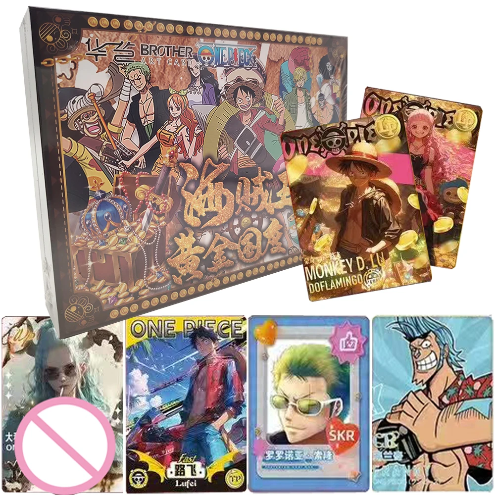 

One Piece Fans Collection Exquisite Card Fun Gifts Passionate Competitive Anime Protagonist Team Creative Cards Toys for Family