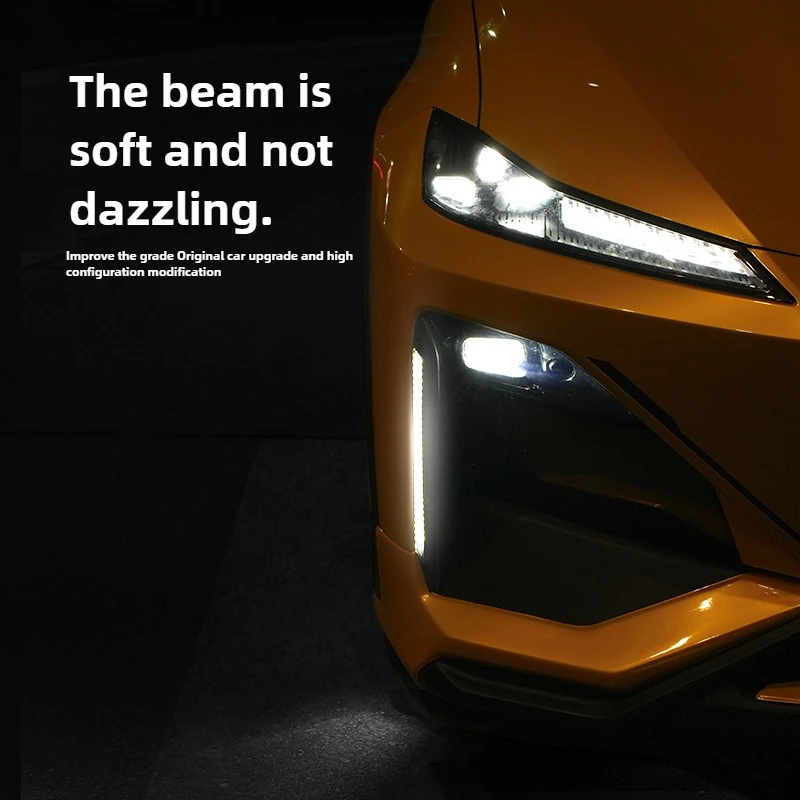 For Changan Deepal S07/S7 Led Daytime Running Light Double Flash Yellow Light Turn Singal White DRL Start Up Flowing Red Lights