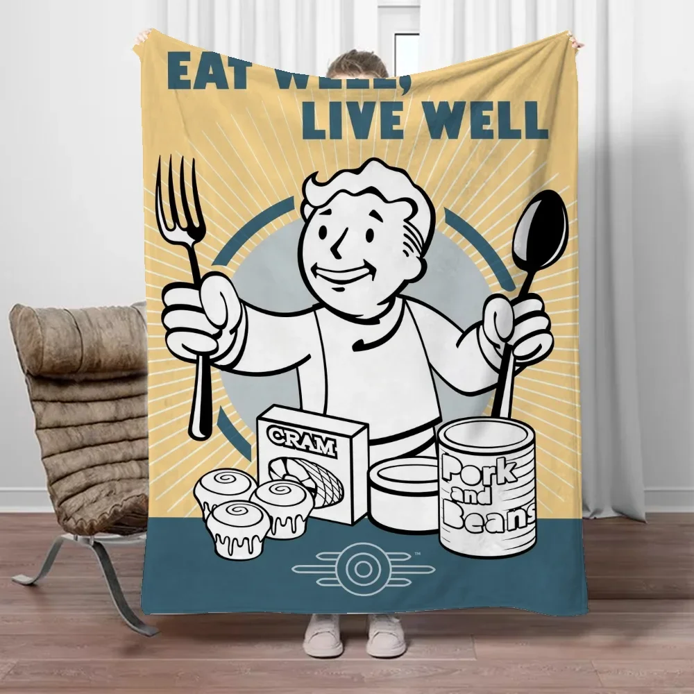 

Плюшевое одеяло Fallout, толстое одеяло большого размера 200x300 для зимы, одеяла для диванов и пледы, одеяла для кровати и пледы для интерьера дома