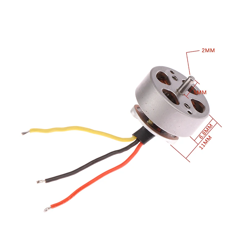 2750KV Mini 18MM 3-phase Brushless Motor High Speed 2S-3S 2MM Shaft RC Drone FPV Quadcopter Aircraft Engine