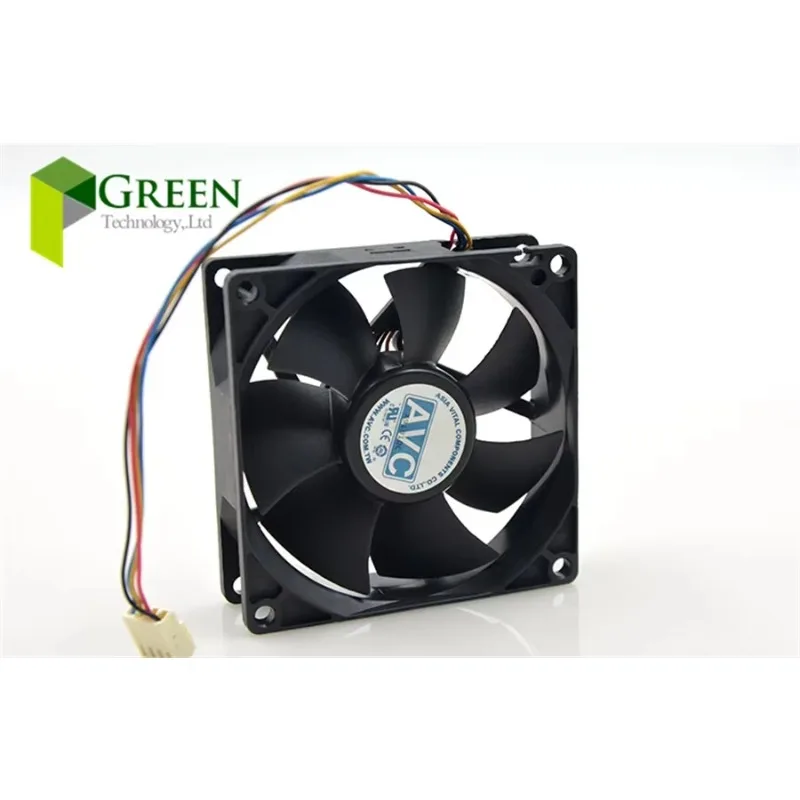 

Па Оригинальный AVC DL08025R12U 8025 80 мм 80*80*25 мм корпус процессора компьютера охлаждающий вентилятор 12 В 0,5 А с 4-контактным ШИМ