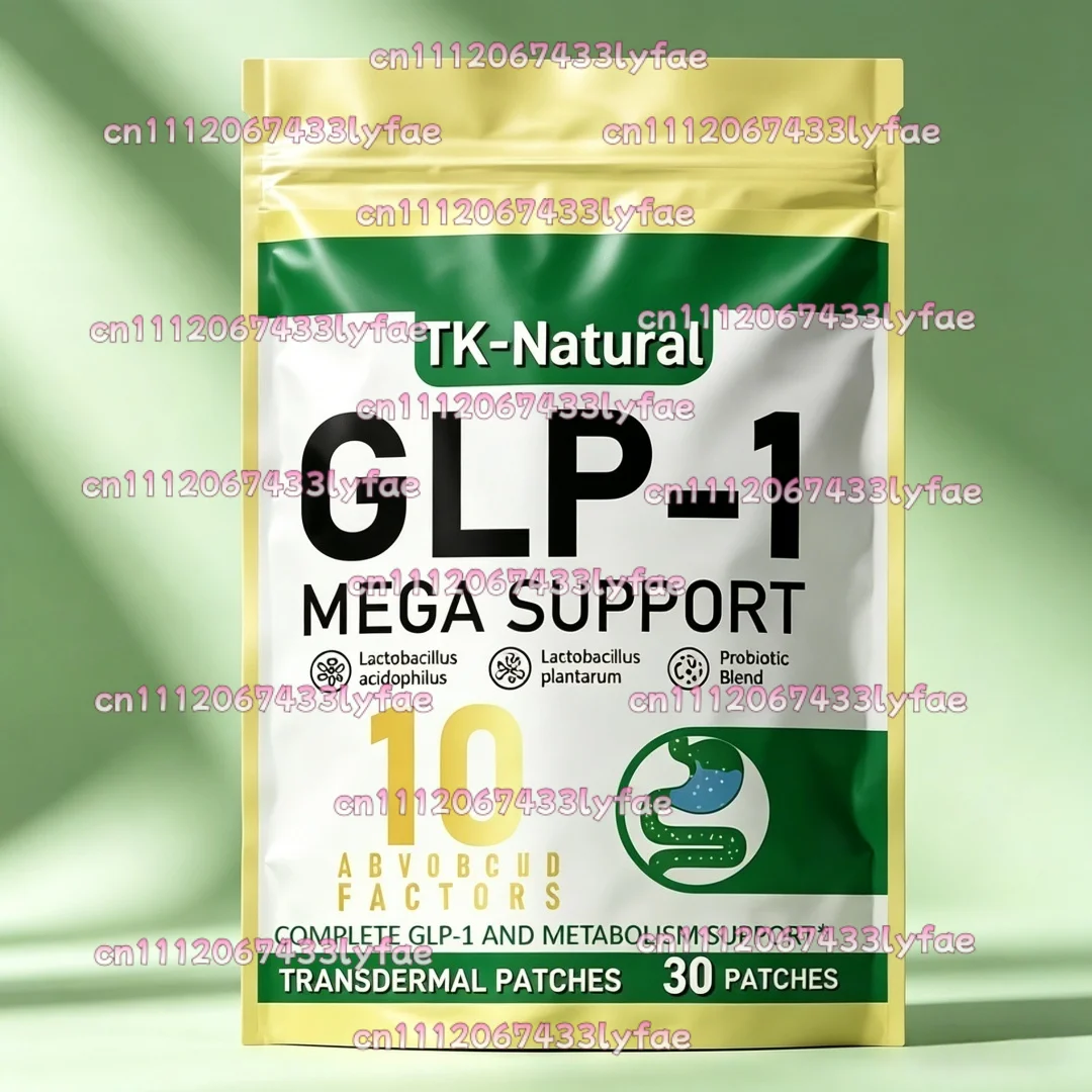 30 Patches GLP-1 Transdermal Patches Activate Natural Formula for Immune, Energy, Digestion, Gut & Overall Health