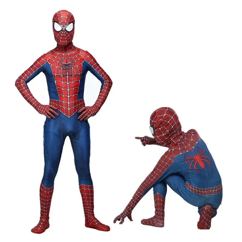 Classic Spider Man cosplay printed one-piece tight fitting costume headband