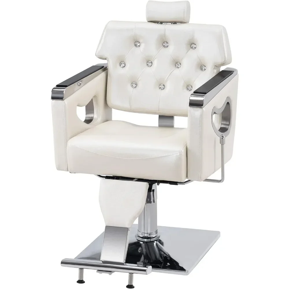 Barber Chair Reclining for Hair Stylist Antique Hair Spa Salon Styling Beauty Equipment Salon Chair