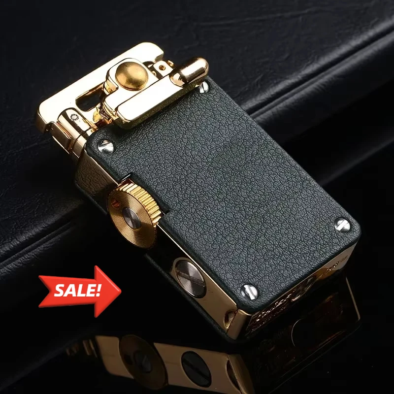 CHIEF Kerosene Lighter Light Luxury Rocker Ejection Ignition Mechanical Personalized Men's Business Gift Collectible