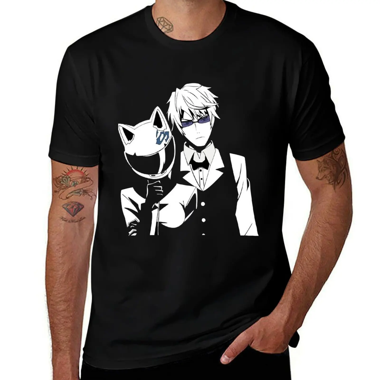 

Футболка Durarara Celty Sturluson Heiwajima Shizuo, мужская хлопковая футболка, люксовая мужская футболка, футболки для мужчин