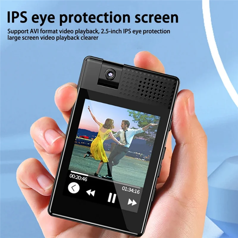 

A31R-Bluetooth 5.3 MP3 Student Music Player Aluminum Alloy Mp5 2.8-Inch Touch Screen HIFI Walkman With FM/E-Book/Pedometer