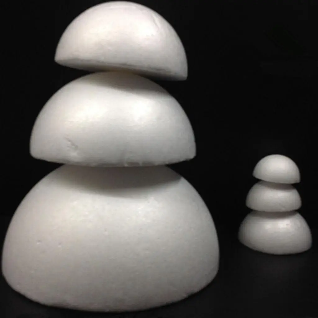 Polystyrene Foam Balls White Craft Balls for DIY Modeling Kids Crafts Christmas Wedding Decoration view 5