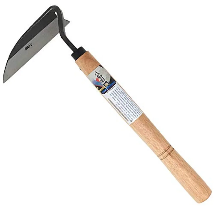 

HACHIEMON Japanese Weeding Tool Very Sharp Edge Nejiri Gama Made in Japan