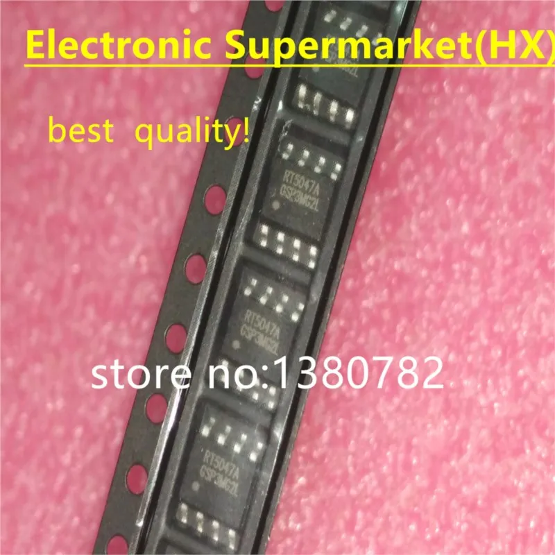 

Free shipping 10pcs-50pcs/lots RT5047A RT5047 SOP-8 IC In stock!