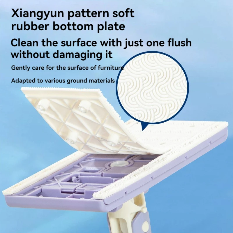 Household lazy cleaning tool, clip style non dirty hand wash face towel, small mop, flat mop, new mini wet towel, small mop