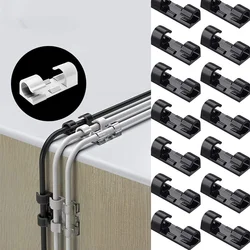 5/20Pcs Cable Management Clip Cable Protector Winder Self-Adhesive Desktop Tidy Management Clips For Mouse Headset Wire Storage