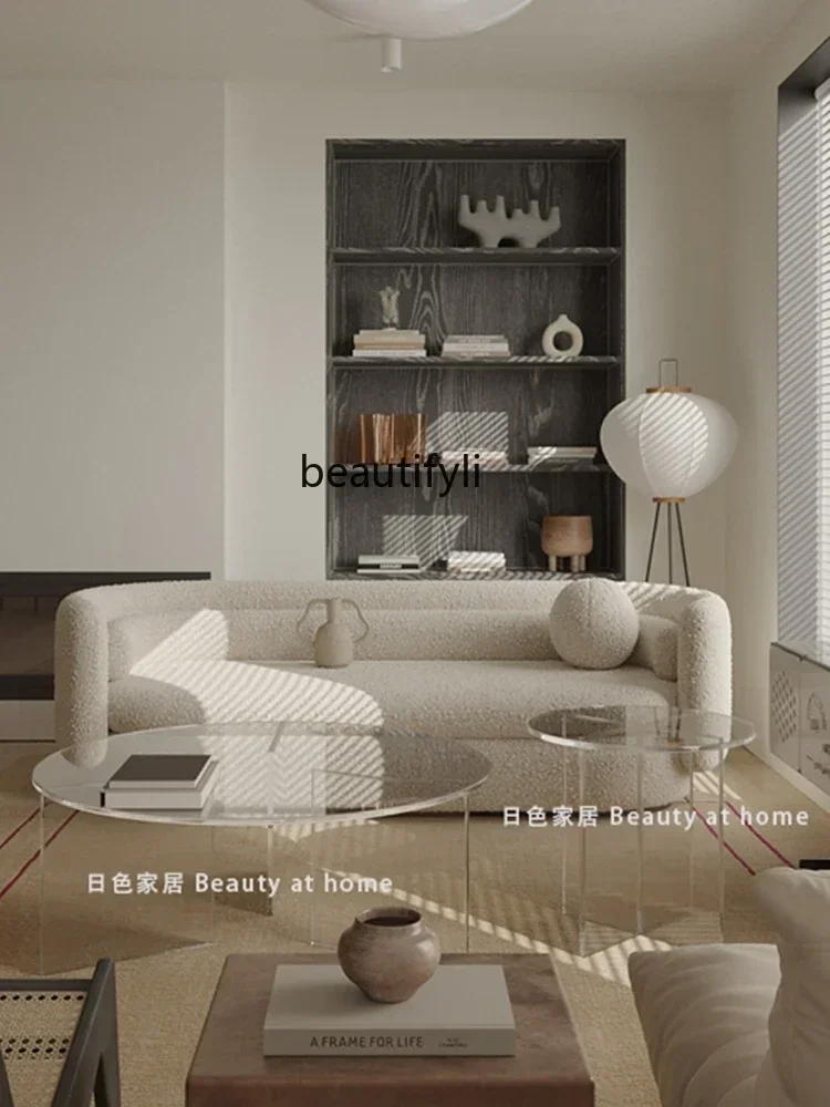 ss7486 new style Modern Minimalist High-Grade Tea Table Living Room Home Light Luxury Acrylic