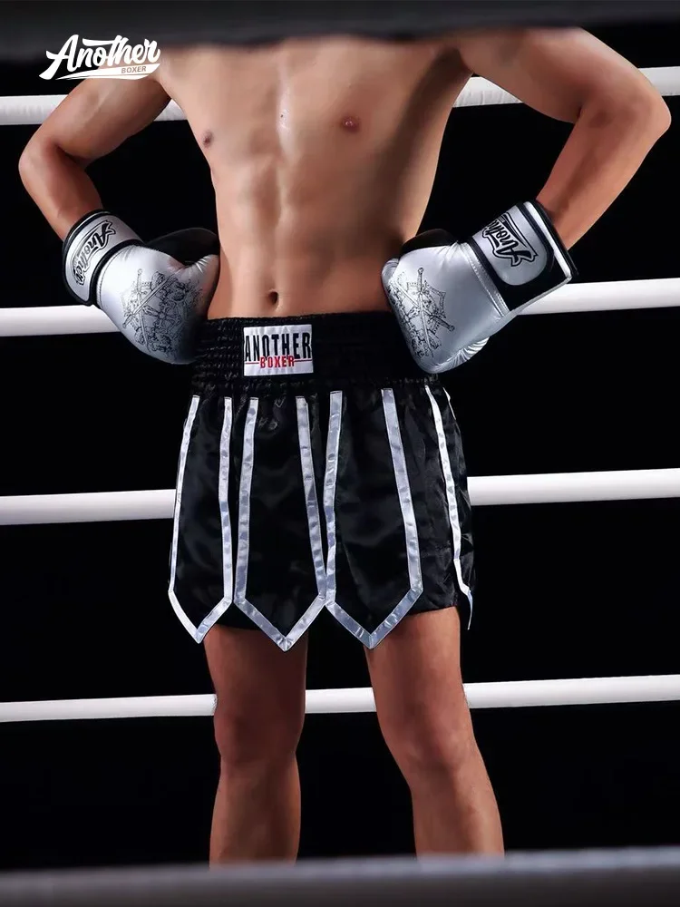 

Боксерские шорты Anotherboxer для тайского бокса, полупанталоны, шорты для саньда, униформа для мужчин и женщин