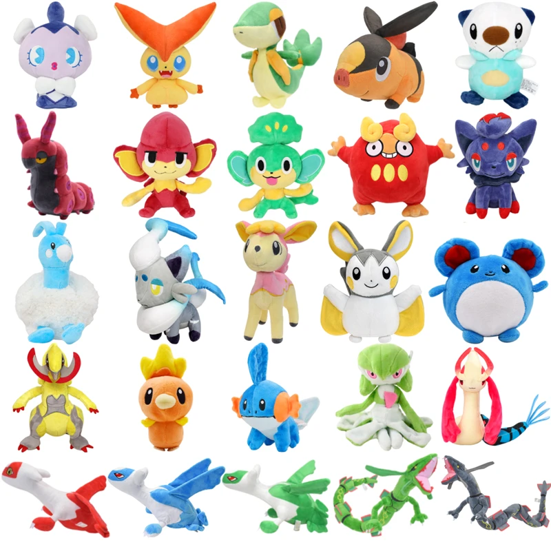 Pokemon Gothita Altaria Scolipede Latias Latios Milotic Rayquaza Plush Toys Anime Gardevoir Mudkip Zorua Peluche Dolls Gift Kids