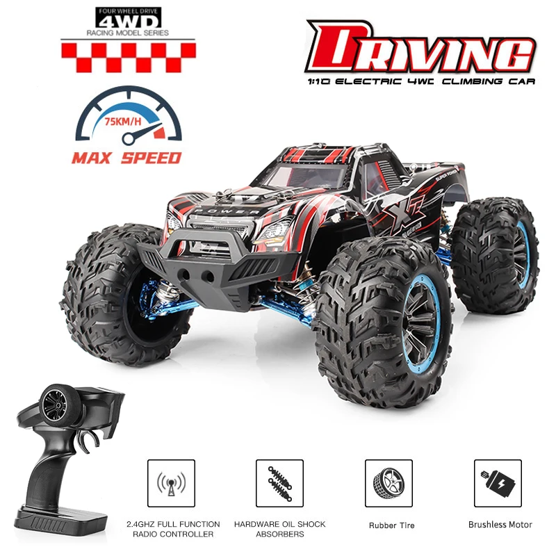 

XLF F22A 1/10 2.4Ghz 4WD 70km/h Brushless RC Car Off-Road Vehicles Metal Chassis Remote Control Crawler RTR Models Toys Gifts