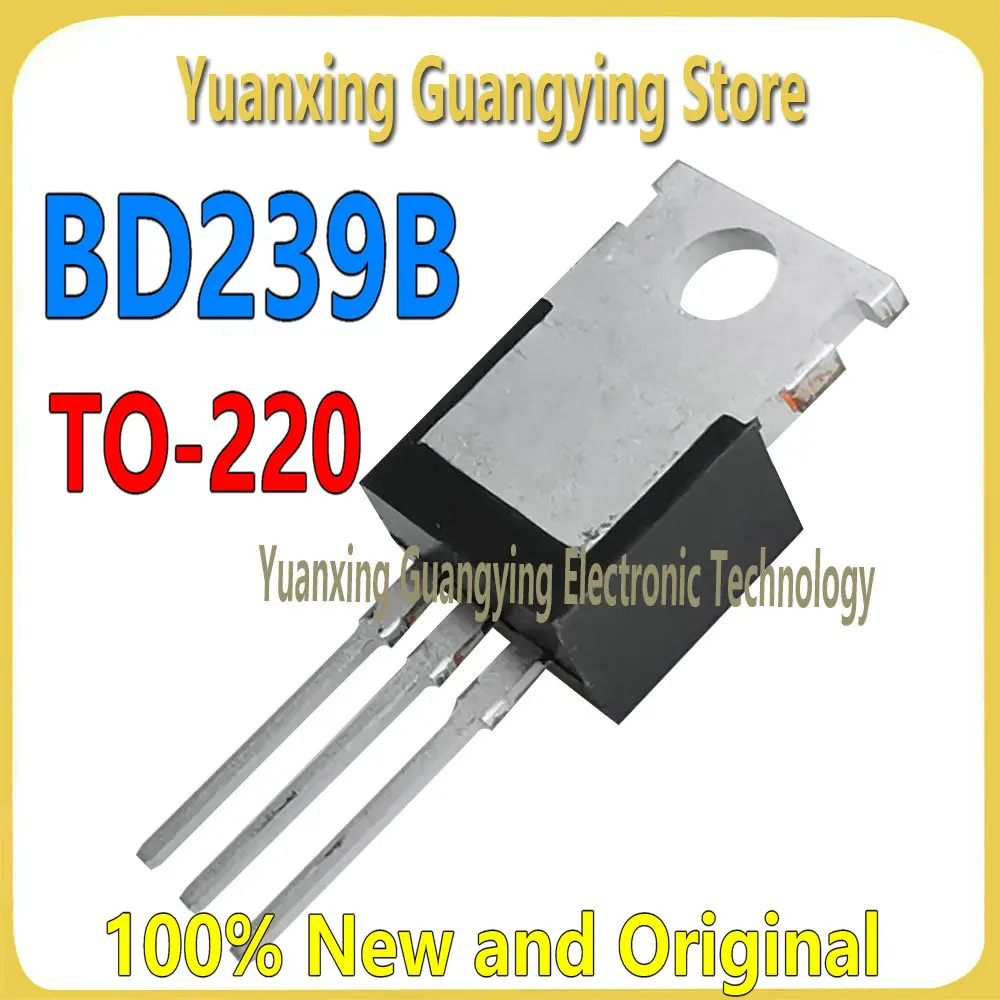 (10 pieces) BD239B, BD2398, B0239B, TO-220 Temperature-Compensated Darlington Transistors  100% Brand New