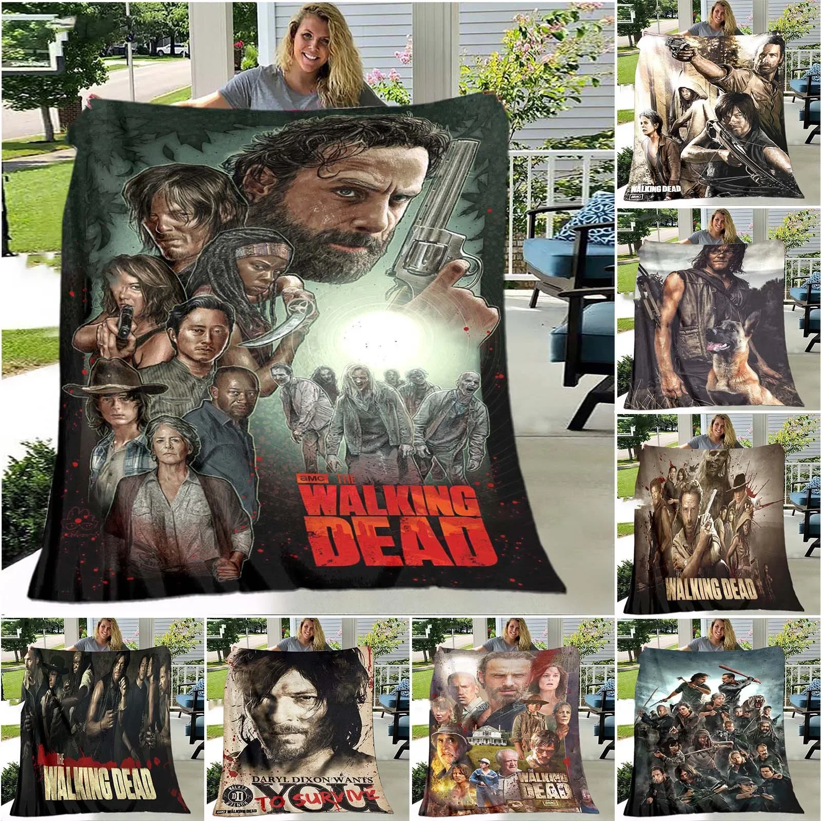 3d-print-the-walking-dead-blanket-soft-sofa-cover-throw-blanket-fleece-tapestry-lightweight-warm-bed-blankets-for-bedroom-couch