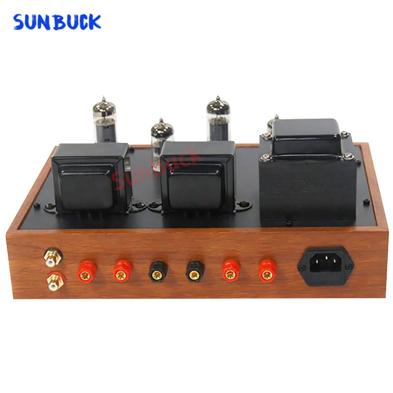 Sunbuck 6P14 EL84 Ống Chân Không Khuếch Đại 6Z4 CHỈNH LƯU 2.0 Stereo 4W 6N11 Đẩy 6P14 Lớp Một Ống Khuếch Đại Âm Thanh