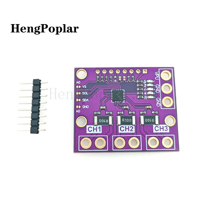 MCU-3221 INA3221 Triple Low-Side/High-Side I2C Output Current/Power Monitor