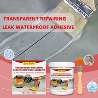 100/200/300/400g Transparent Waterproof Coating Sealant Toilet Tile Sealant Roof Leakage Crack Seepage Kitchen Floor Repair Glue