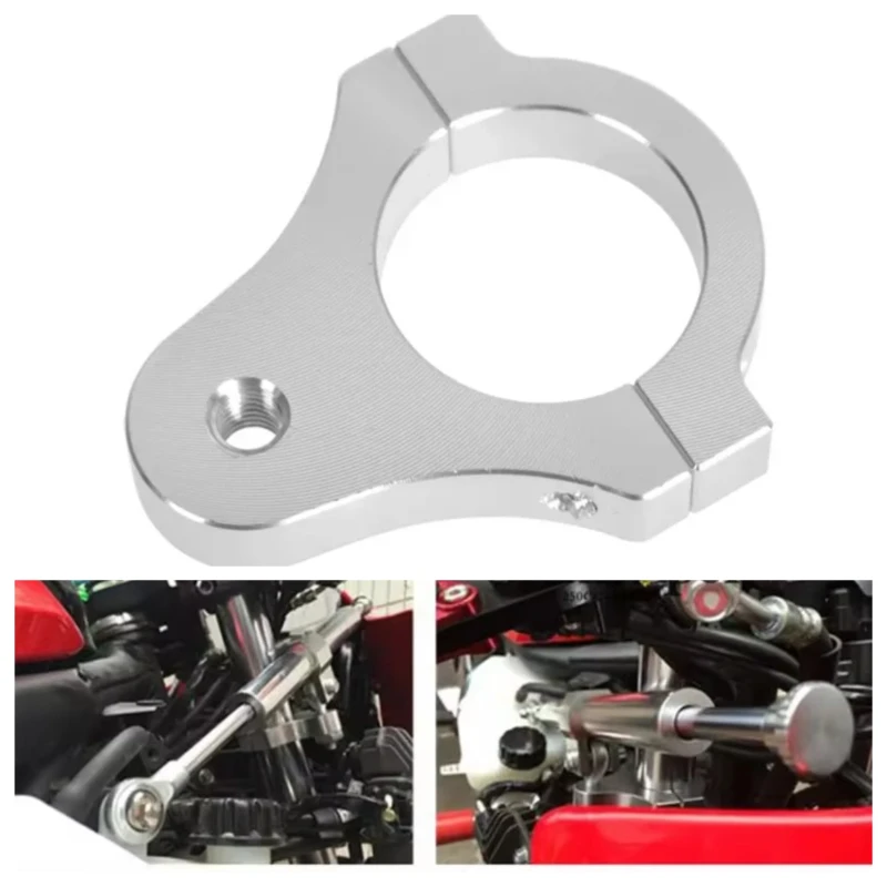 FOR Motorcycle Steering Damper Fork Frame Mounting Clamp Bracket fit for Universal Motorbike Aluminum Accessiors 31mm-60mm