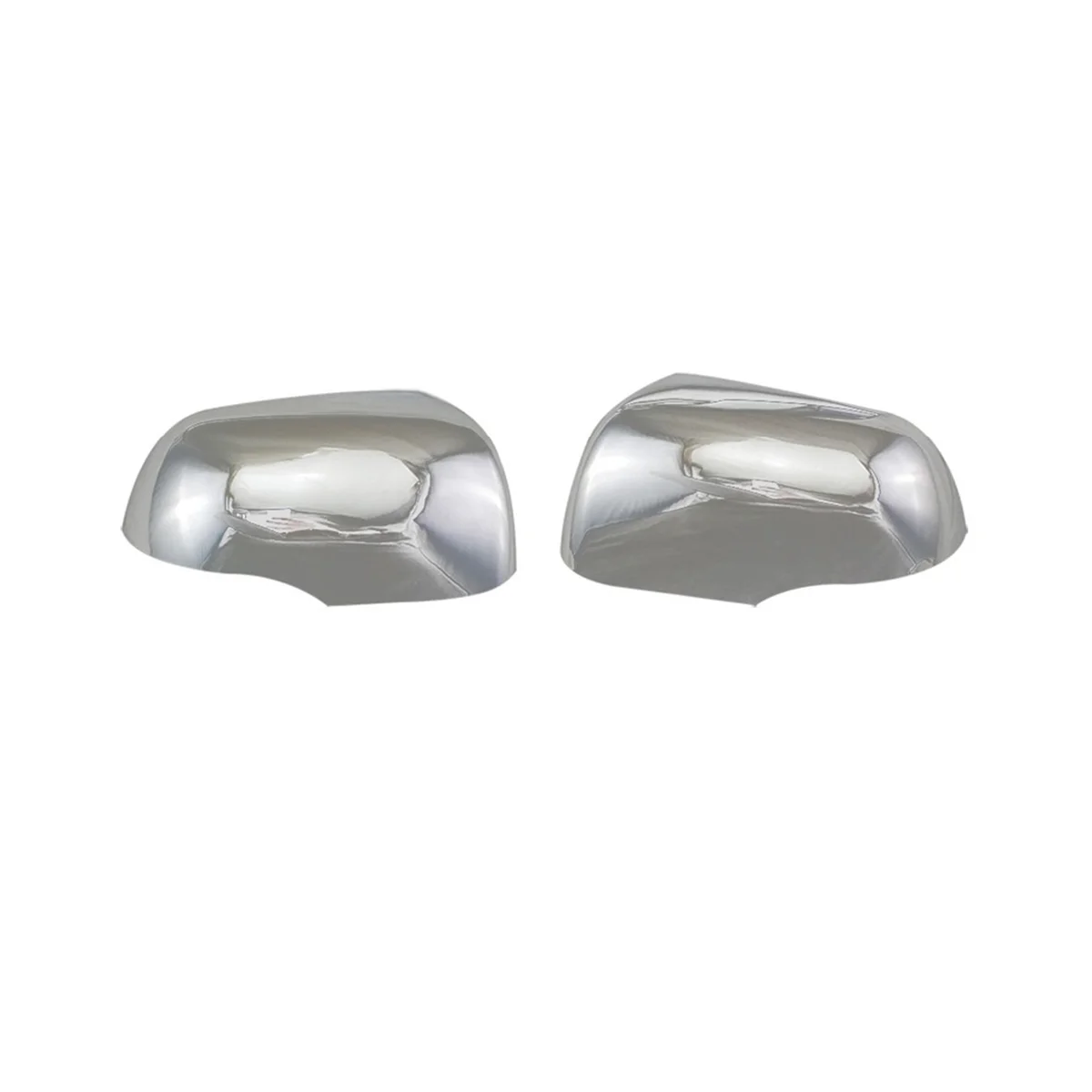 Car Chrome Silver Rearview Side Glass Mirror Cover Trim Rear Mirror Covers Shell for Kia Picanto Morning 2014-2018