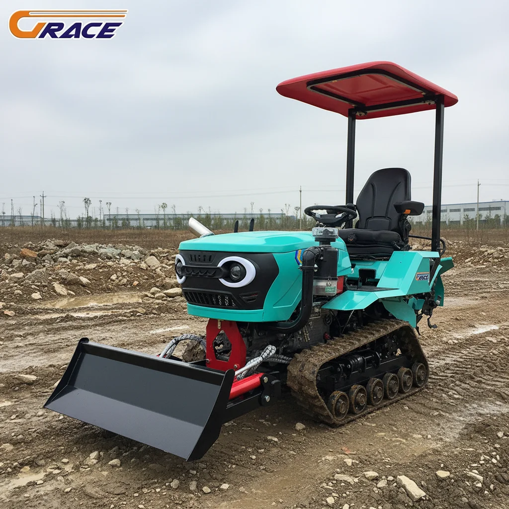 Customized Mini Farm Tractor 4WD Small Agricultural Tractor for Garden Orchard