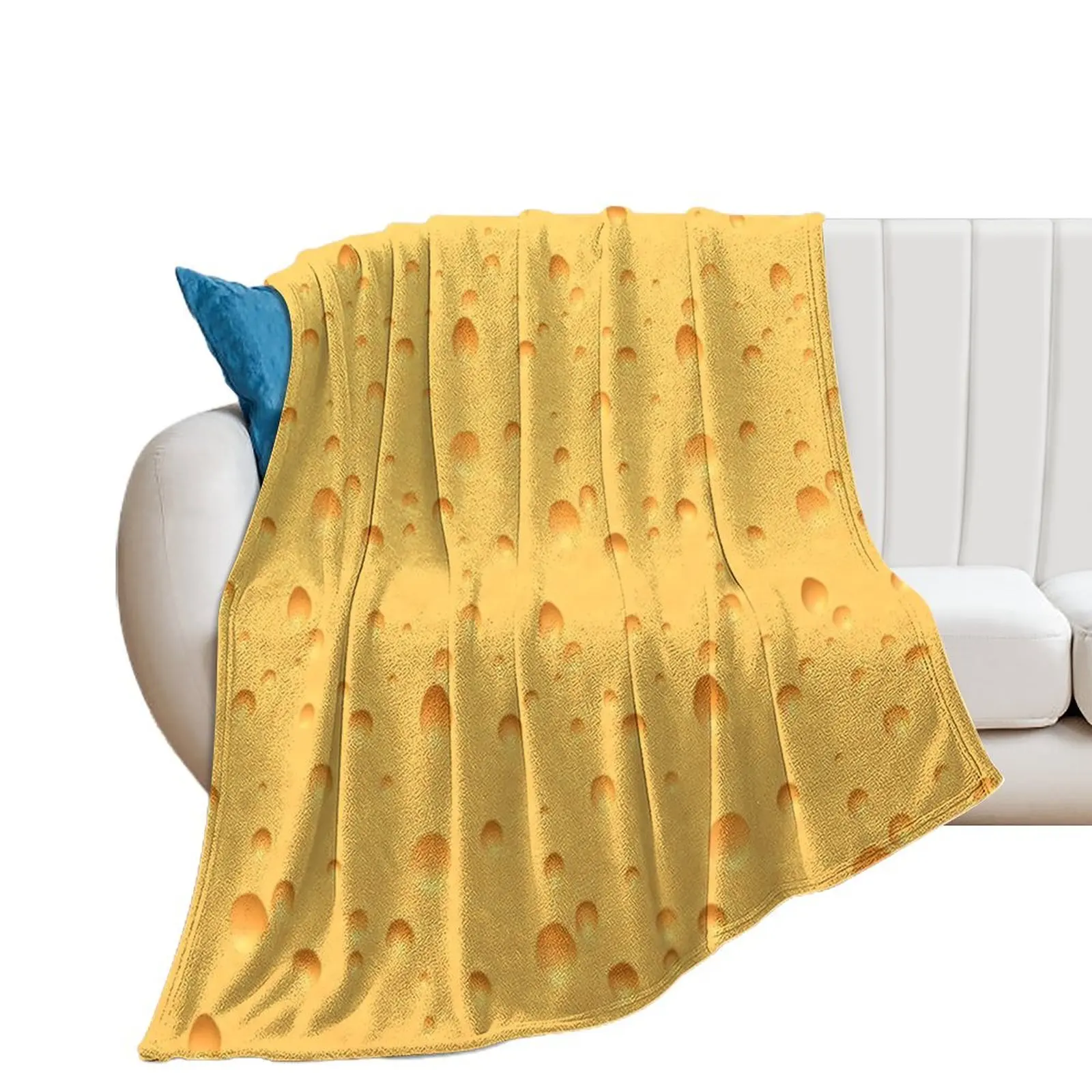 

Swiss Cheese Throw Blanket Bed covers Personalized Gift Blankets