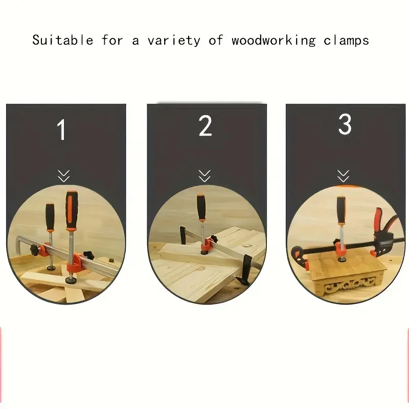 1pc Carpentry F Clamp F Clip Fixed Clip Expansion Auxiliary Tool Woodworking Auxiliary Clamp