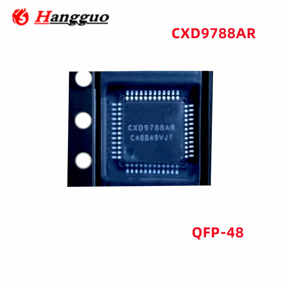 1-5PCS/Lot Original CXD9788AR CXD9788 QFP-48 For digital power amplifier audio IC chip