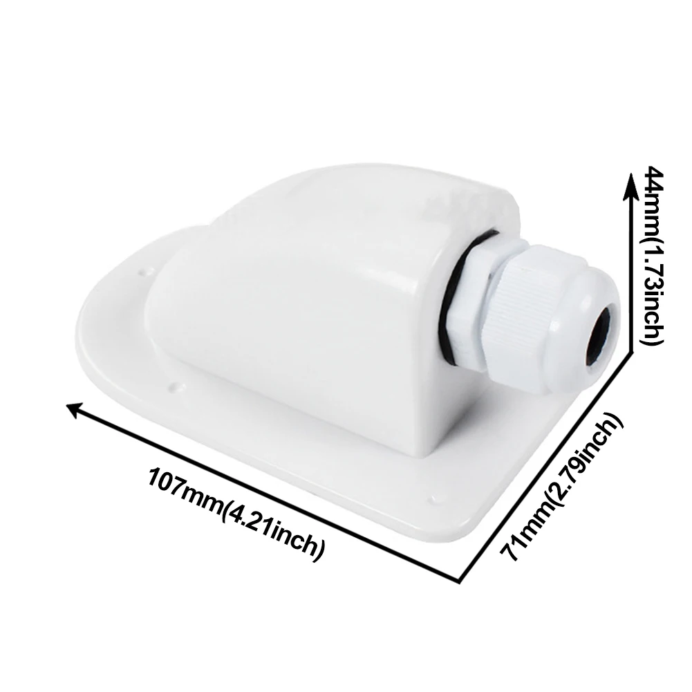 

Waterproof ABS Junction Box Designed for Solar Cables 2 56mm Fitment Suitable for Motorhome and RV Photovoltaic Panels