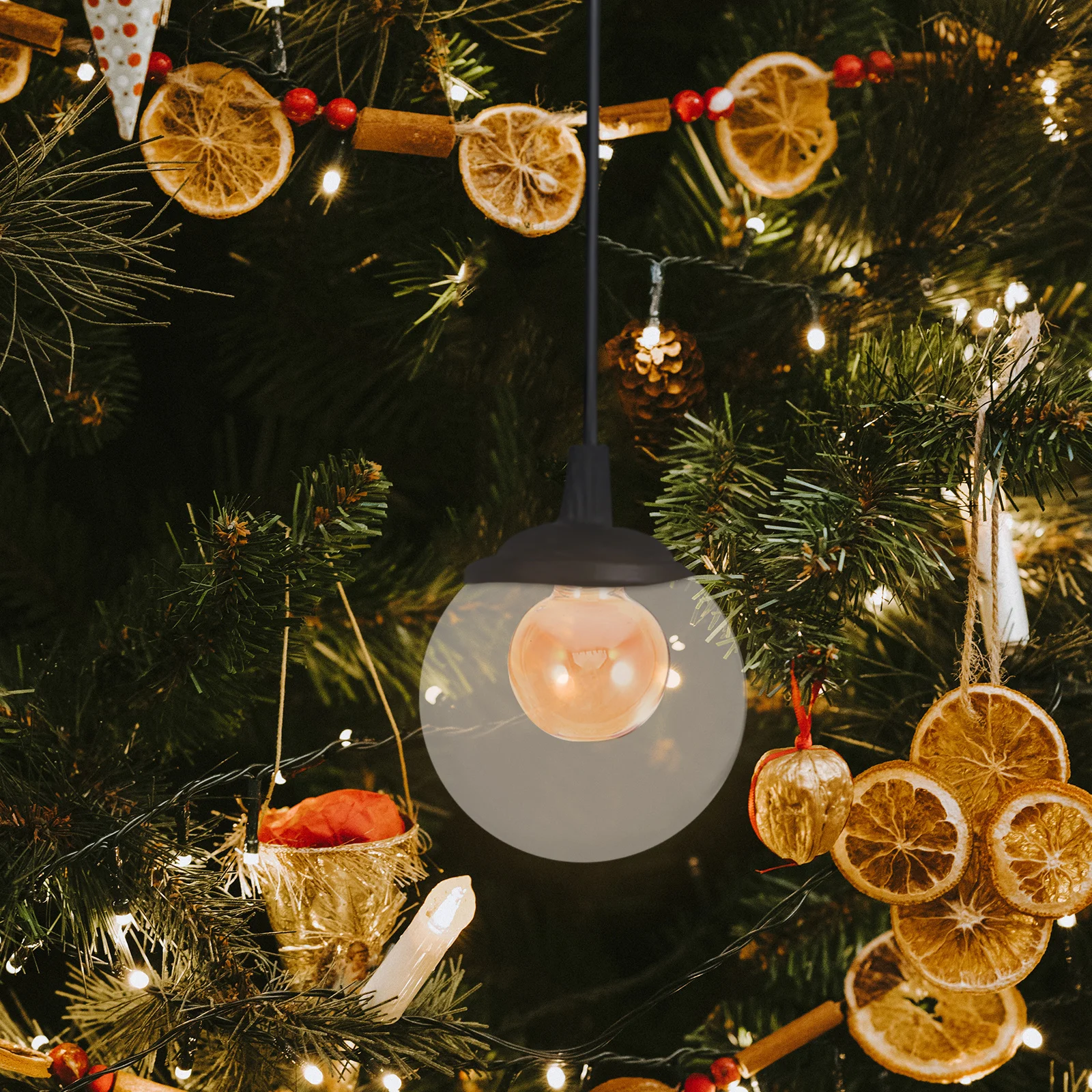 

120Mm Glass Ball Lamp Shade Smooth Transparent Finish for Pendant Lights Living Room Bedroom Chandelier Cover Replacement