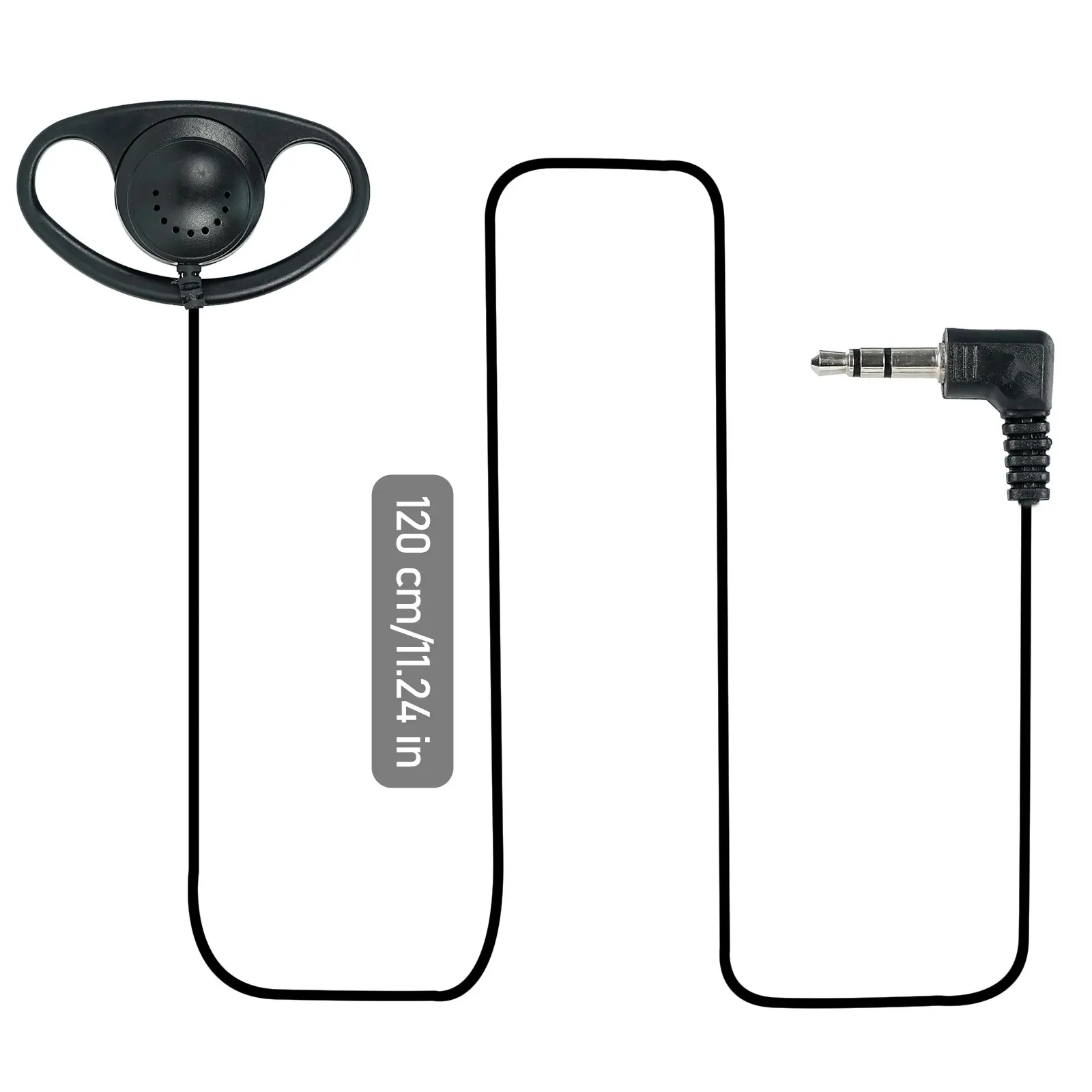 Retekess TT028 Słuchawka douszna w kształcie litery D 3,5 mm, jednostronna słuchawka z zaczepem na ucho do bezprzewodowego systemu przewodnictwa T131/T131S — zdjęcie produktu 2