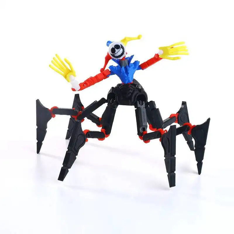 3D-Gedruckte Bewegliche Monster-Actionfigur mit Gelenken, Spinnen-Clown-Spielzeug, Schreibtisch-Deko, Sammlermodell für Kinder – Detail 3