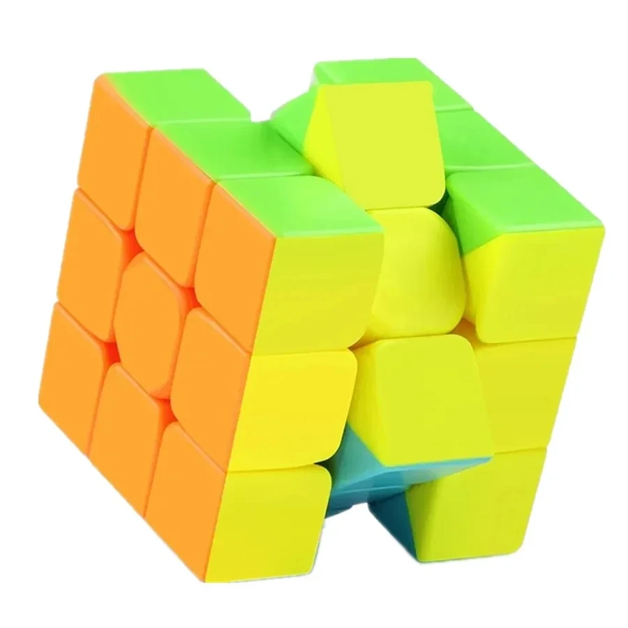 QiYi Warrior W 3x3 Speedcube Stickerloze Magische Kubus 3x3x3 Professionele Puzzel kinderen Cubo Magico voor Games