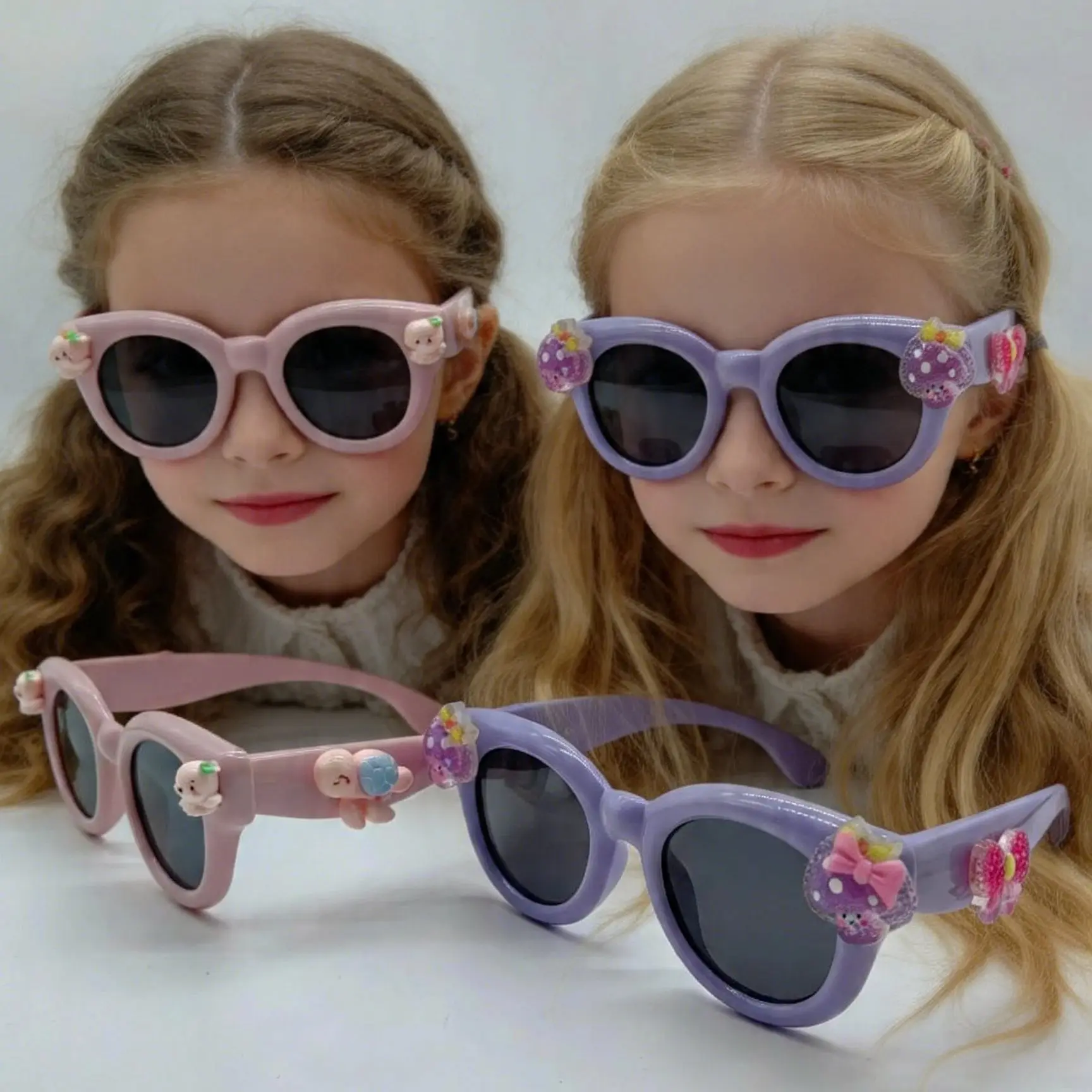 Magnetic DIY Kids Sunglasses Polarized UV400 Children Sun Glasses Fashion Cute Eyewear For 3-12 Years Old5: