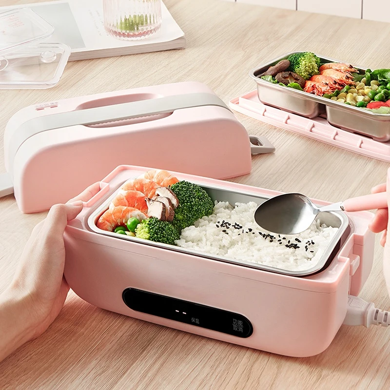 Rice Cooker Office Worker Student Automatic Heating Insulation Reservation Vacuum Seal Portable Electric Lunch Box