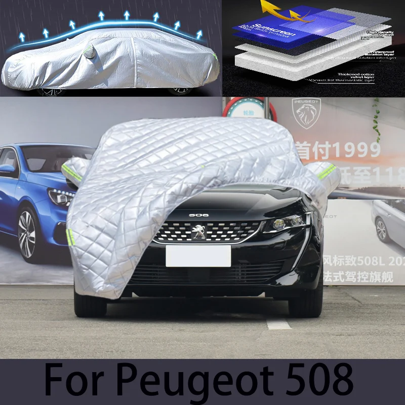 

For Peugeot 508 Car hail protection cover rain protection scratch protection paint peeling protection car clothing