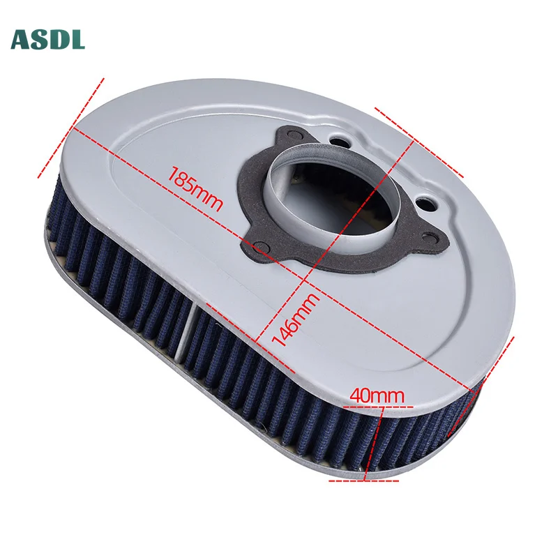 Motorcycle Air Filter Cleaner for Harle/y FLHR FLHTCU FLHTCUI FLHTCUSE FLHTI FLHTP FLHX FLHXI FLHP FLHT Electra Glide 2963308