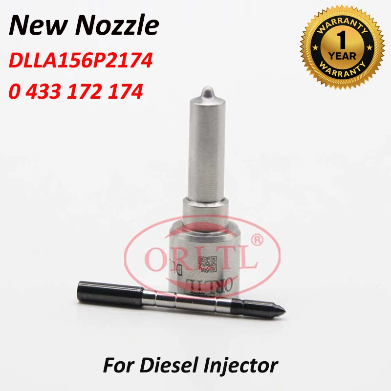 Common Rail Injector DLLA156P2174 Diesel Fuel Sprayer DLLA 156 P 2174 For Injector 0433172174