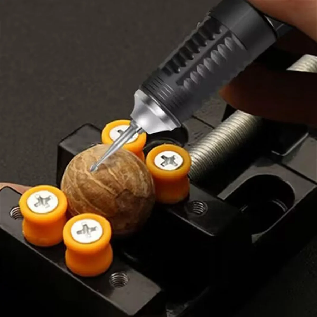 قطع حفر لدغ المجوهرات للأدوات الدوارة ، أدوات صنع جواهر ، عرقوب 3 32 "، 6 روض